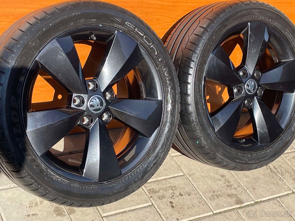 NANUQ originá škoda alu disky 4x112 225 45 R17