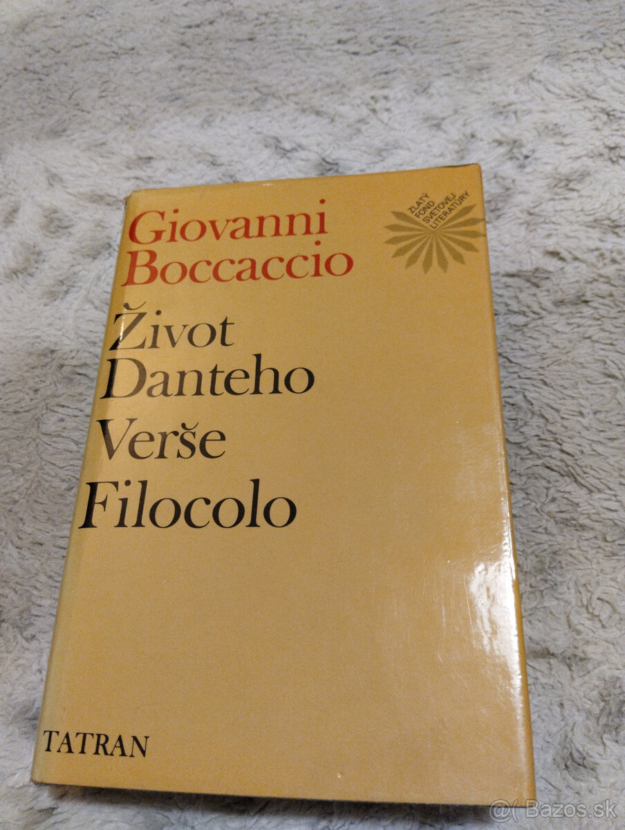 Život Danteho Verše Filocolo - G.Boccacio