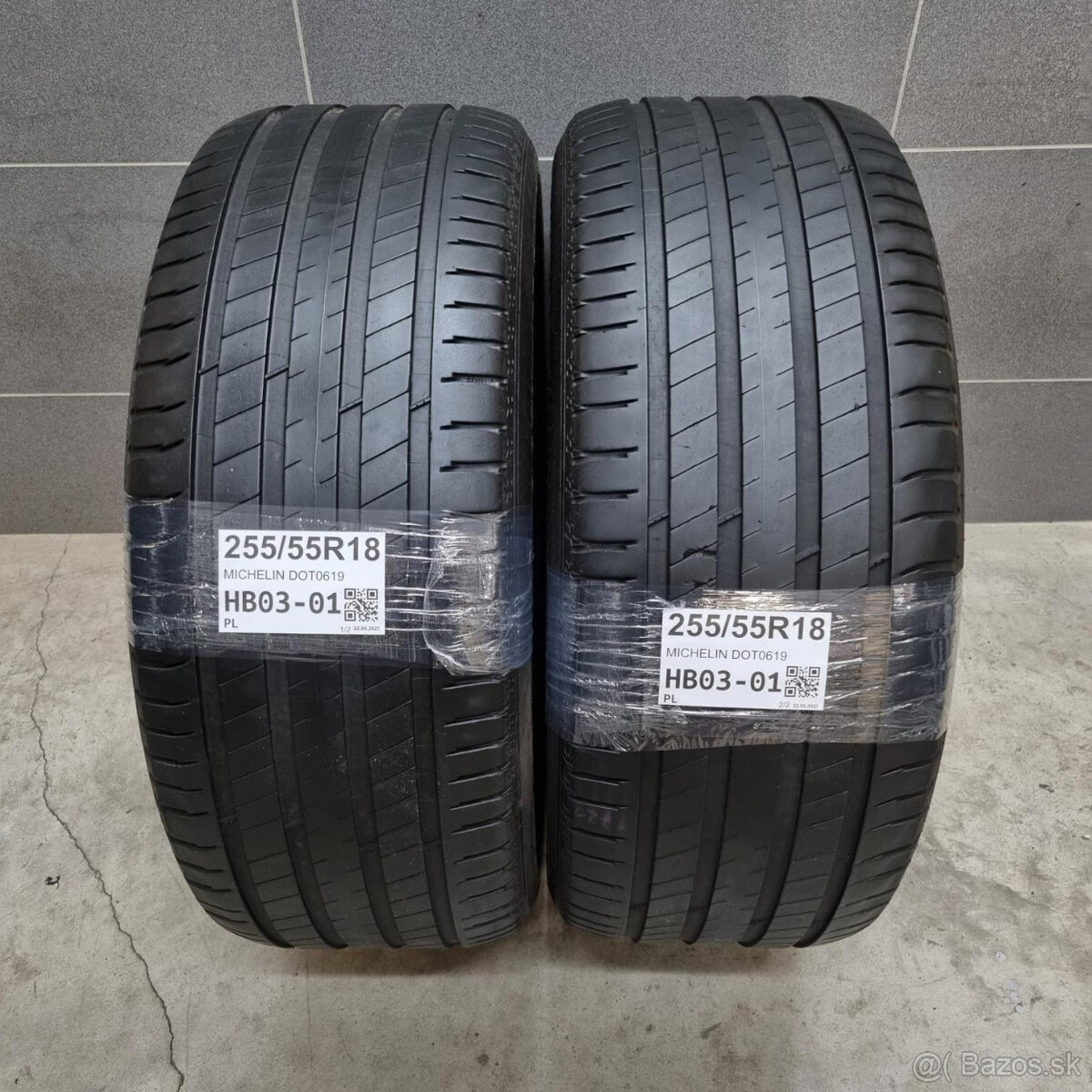Letné pneumatiky 255/55 R18 MICHELIN DOT0619