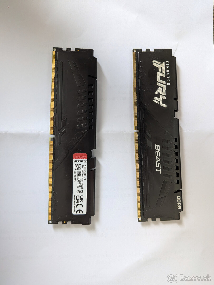 Kingston FURY 16GB DDR5 5200MHz CL36 Beast Black EXPO