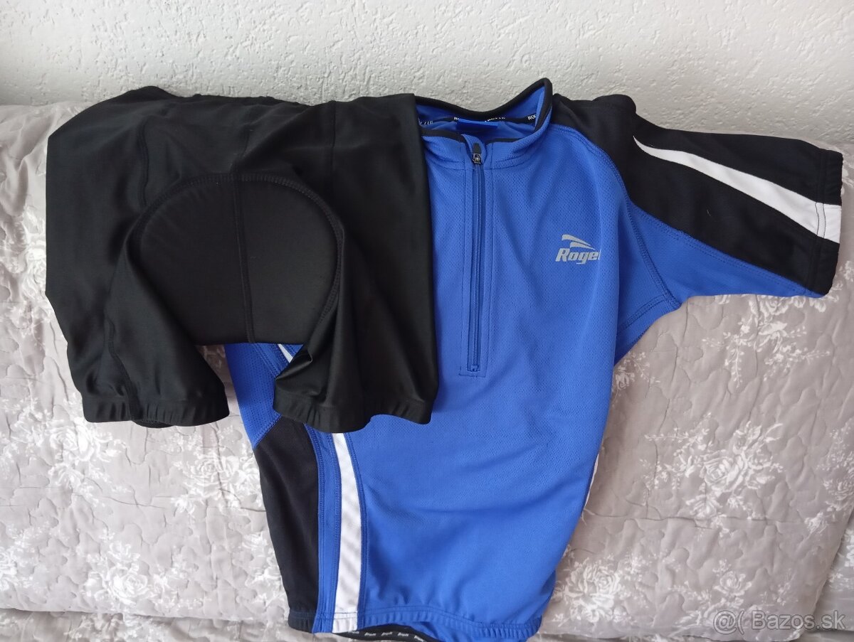 cyklo oblečenie v. 152 modro-čierne
