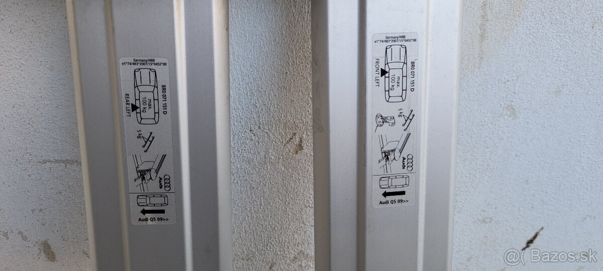 Strešny nosič na audi q5