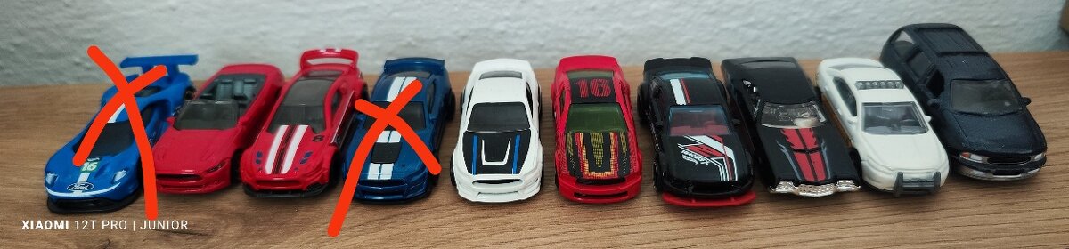 Modely Ford, Chevrolet, Dodge, Jaguar