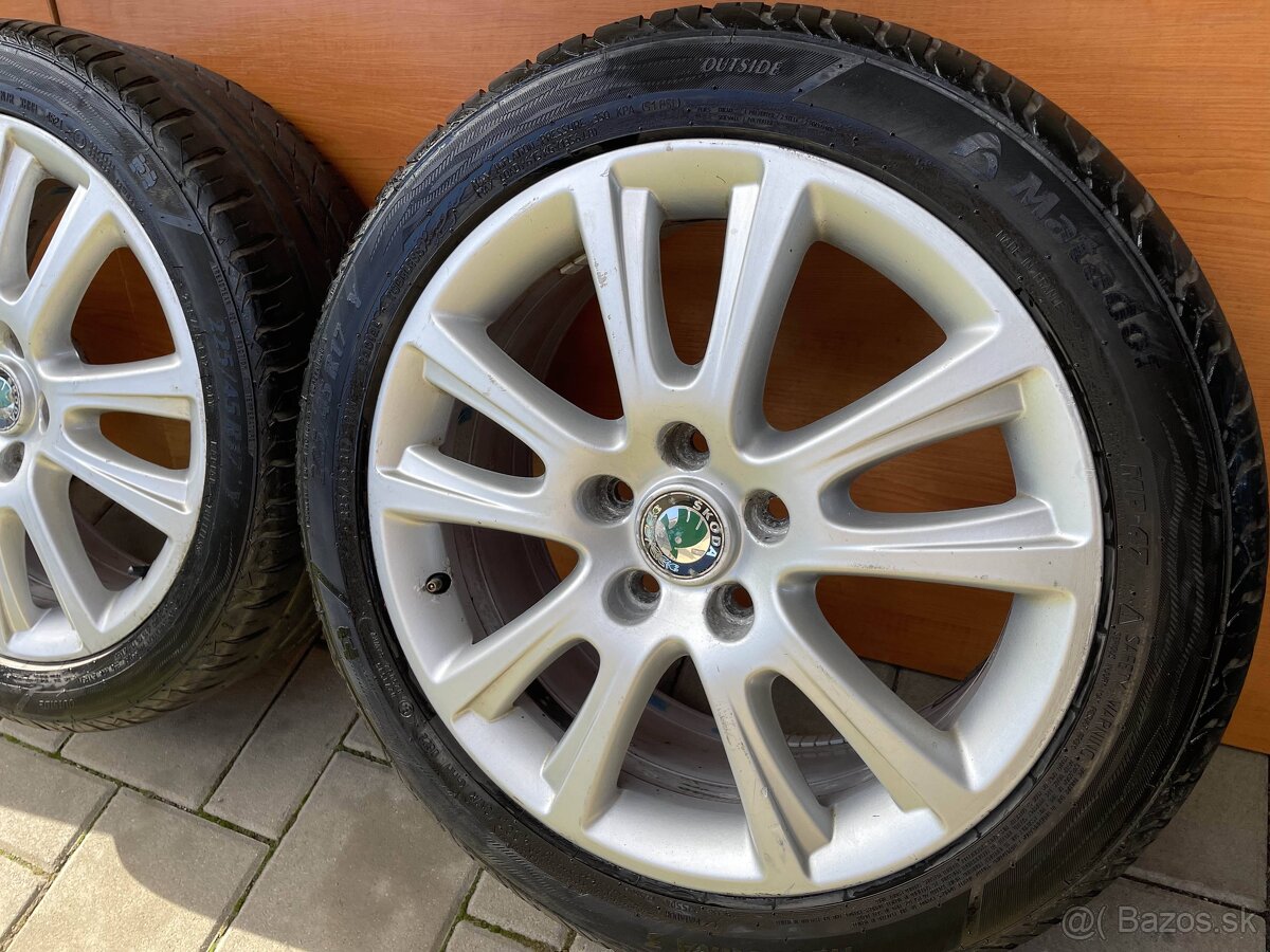 ZENITH Orig. skoda alu disky 17 5x112 225 45 R17 Skoda Supe