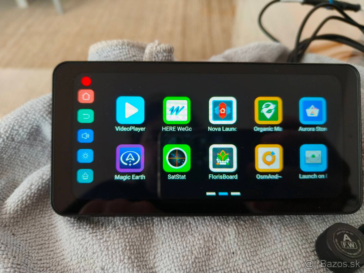 6.3" Android navigačné zariadenie s kamerami a senzormi tla