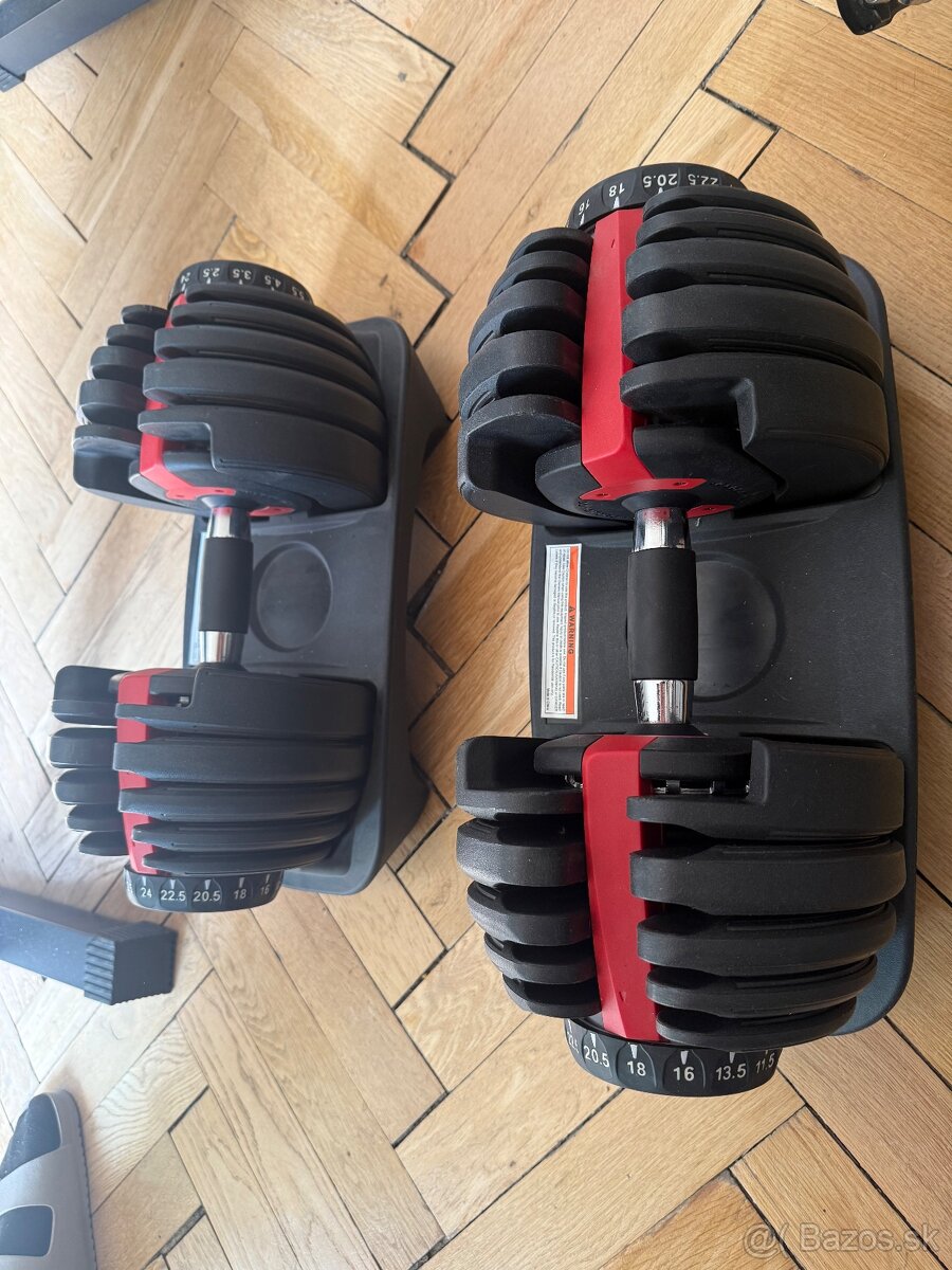 nastaviteľné jednoručné činky Select