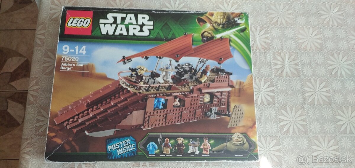 Predám rozbalené lego 75020 Jabba´s sail barge