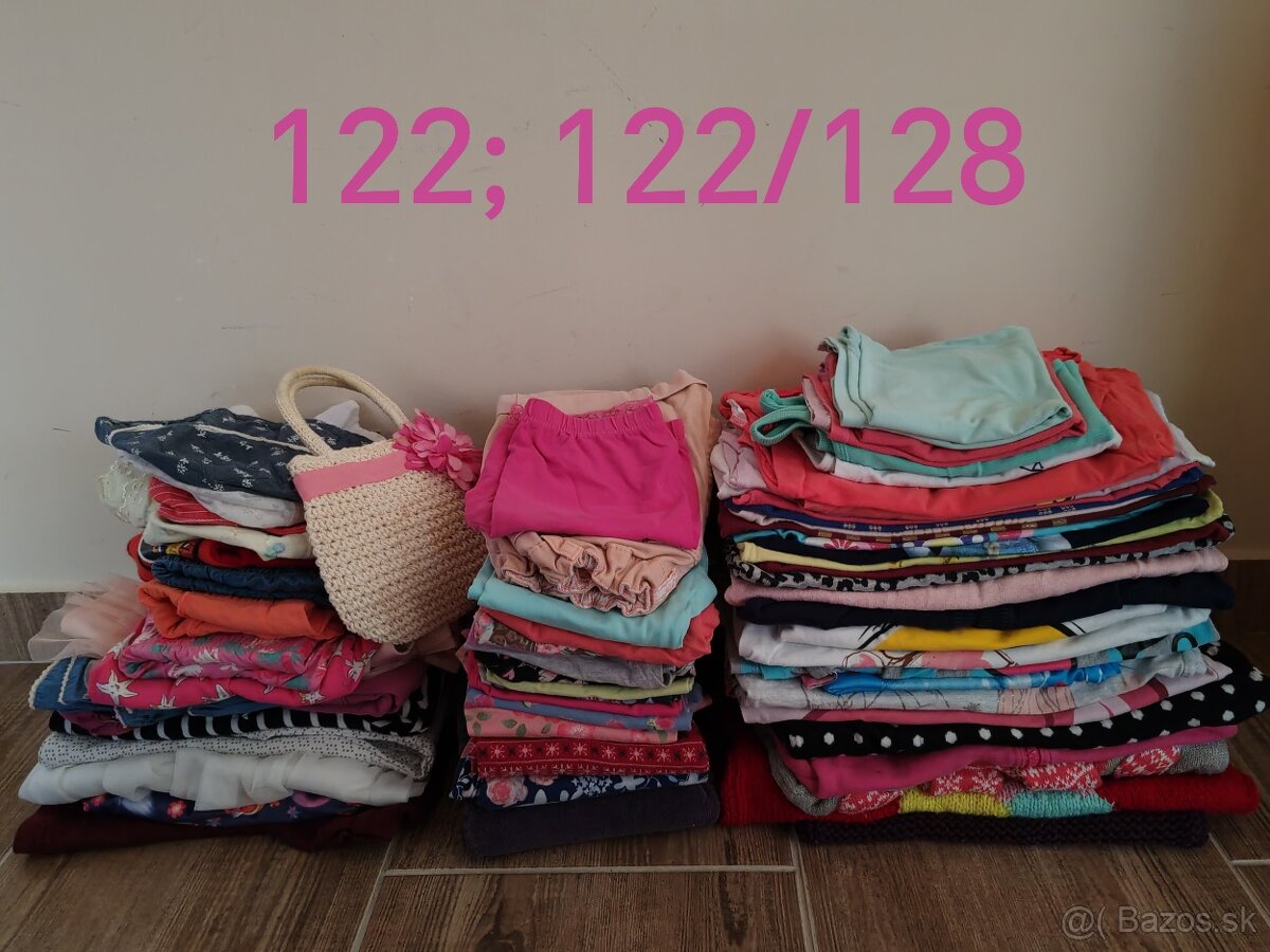 Oblečenie pre dievča od 116, 122,122/128, 128,134