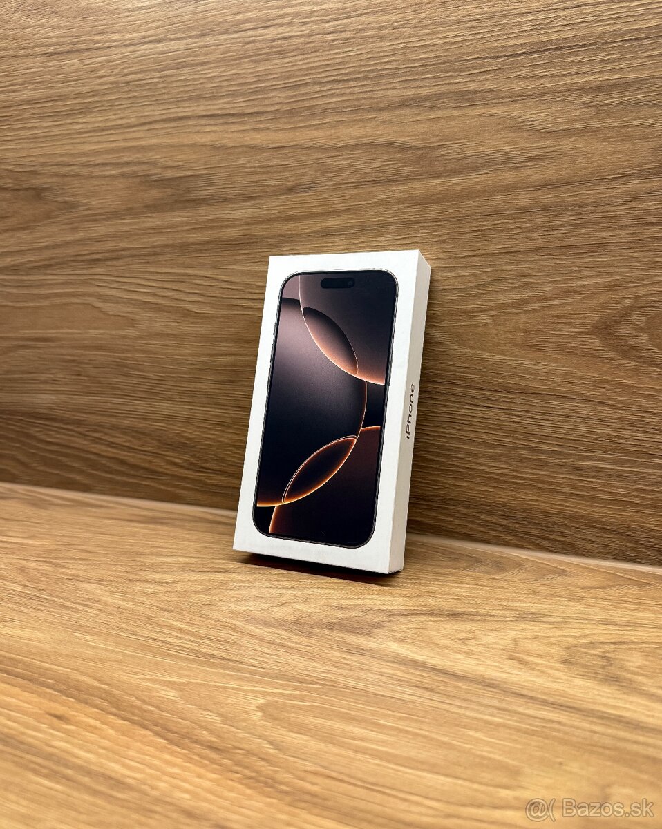 iPhone 16 Pro 256GB Desert Titanium - nerozbalený