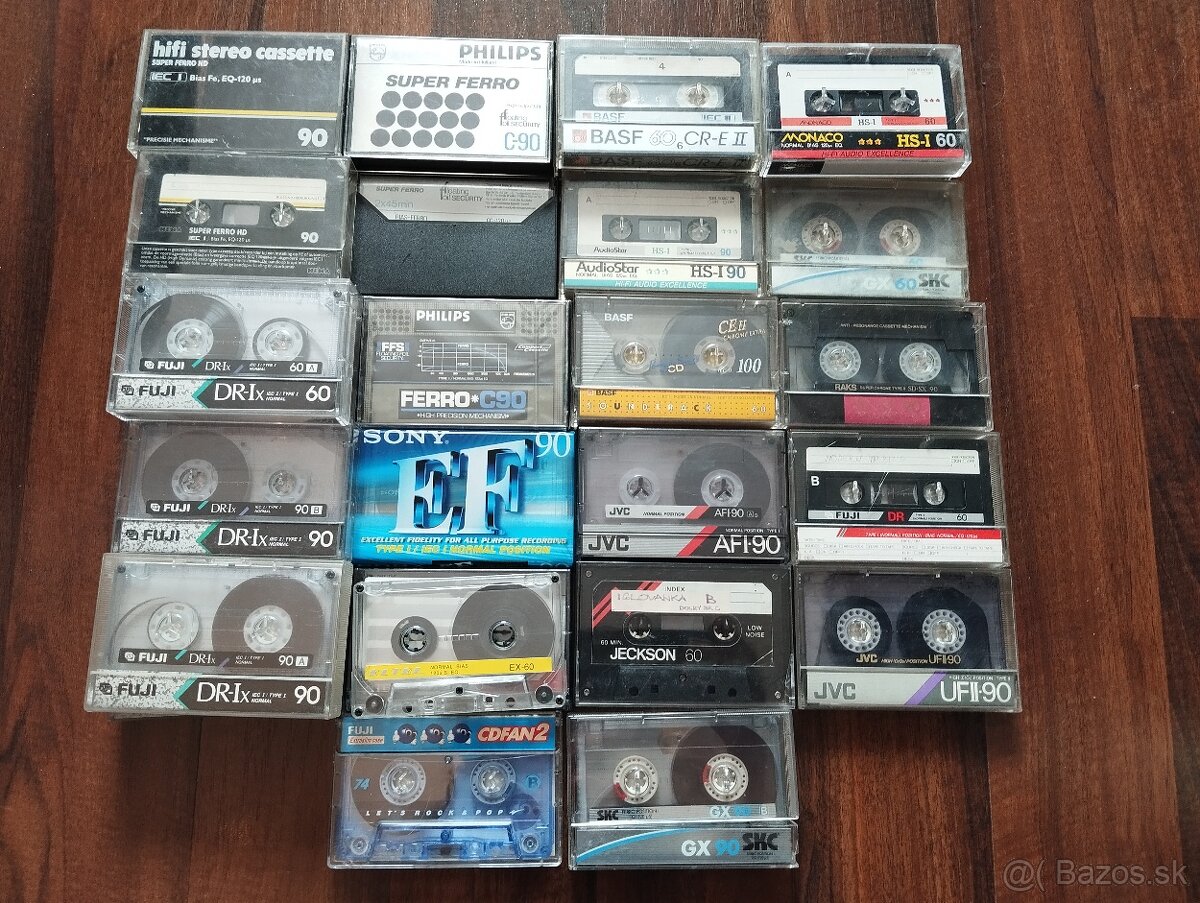 MC a VHS kazety
