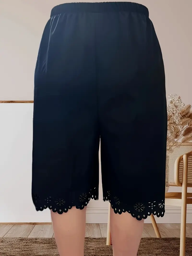 Trištvrťové nohavice čierne 2XL NOVE