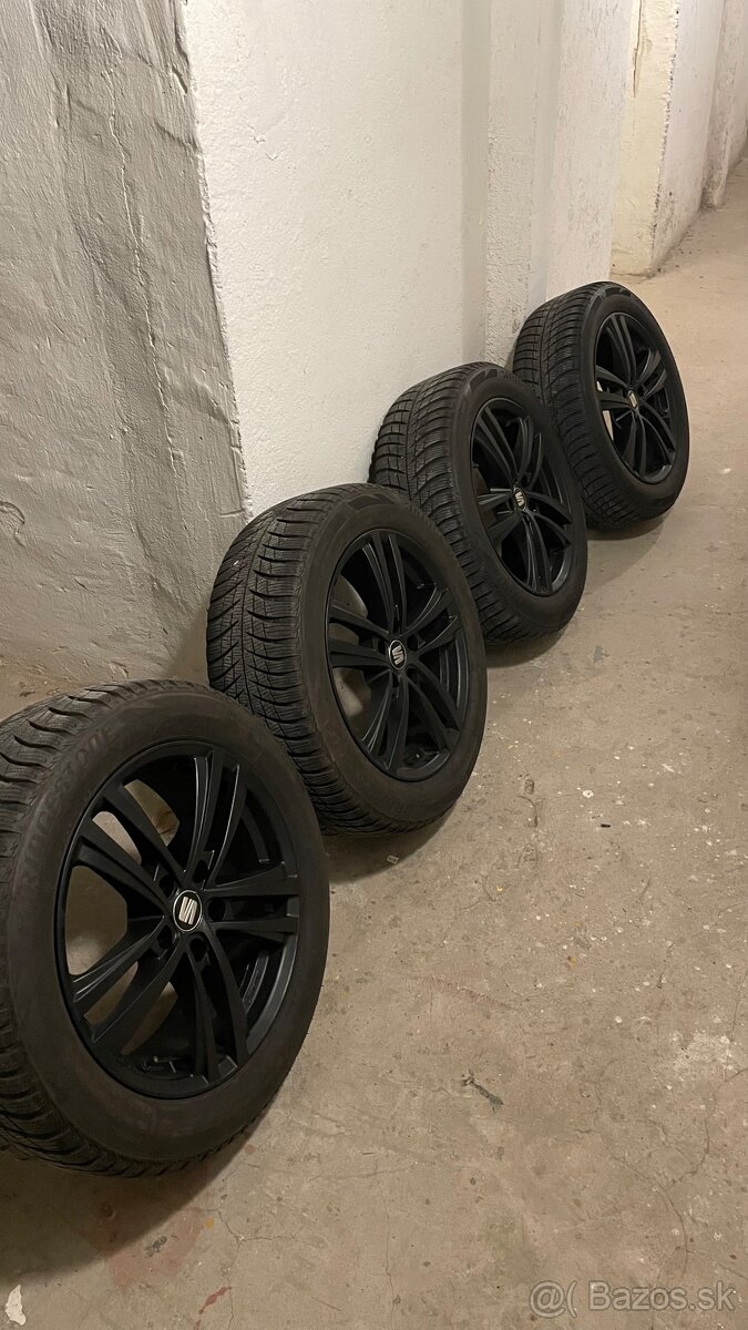 Alu disky 5x112 r17 + zimná sada pneu