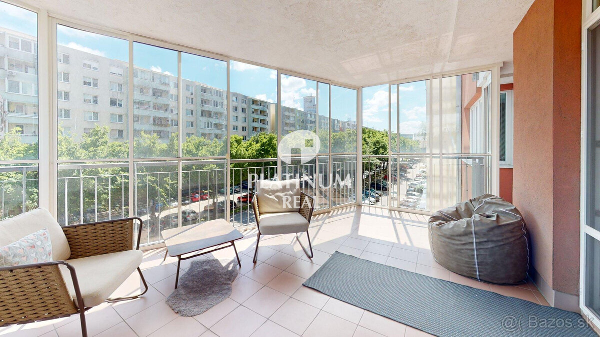 4-izbový byt s parkovaním a 22m2 terasa, Nivy- Jégého ul, 3D