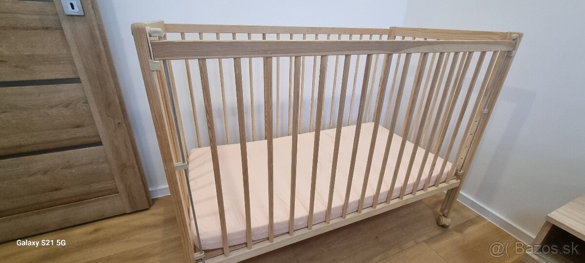 Detská postieľka 120 x 60 cm