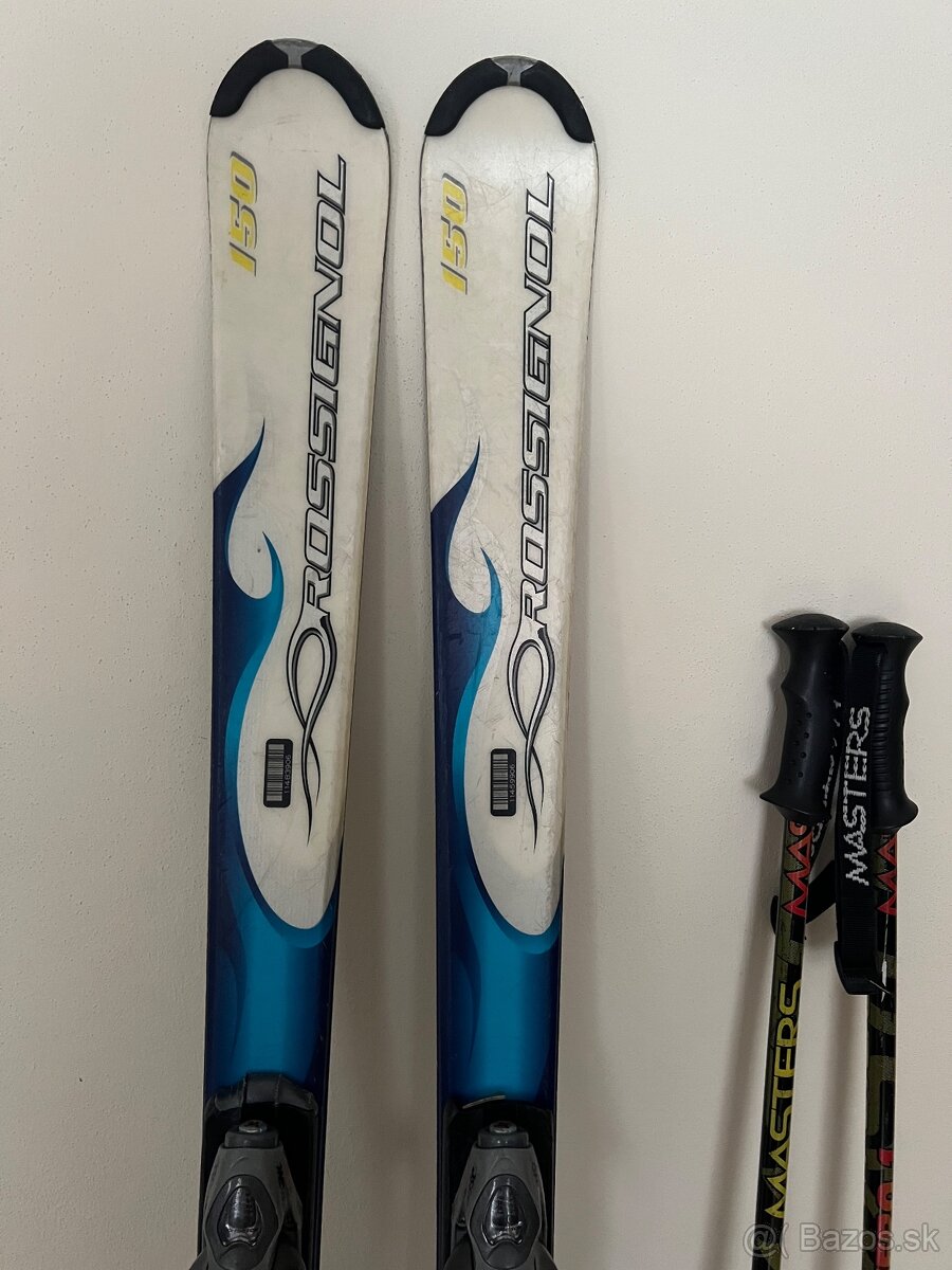 Lyže Rossignol 150 + lyžiarky Dolomite č.38