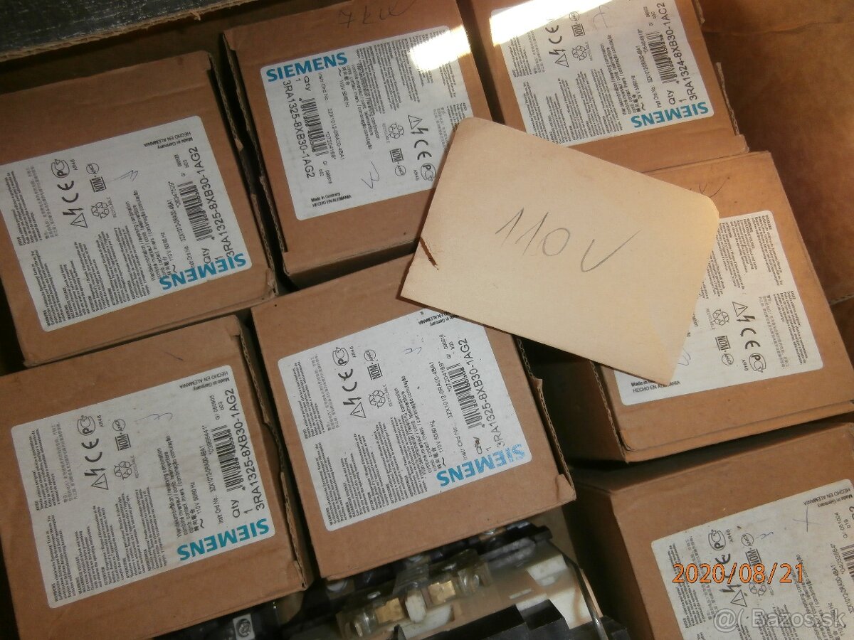 Stykače 3RA1325/110V,40A,reverz.