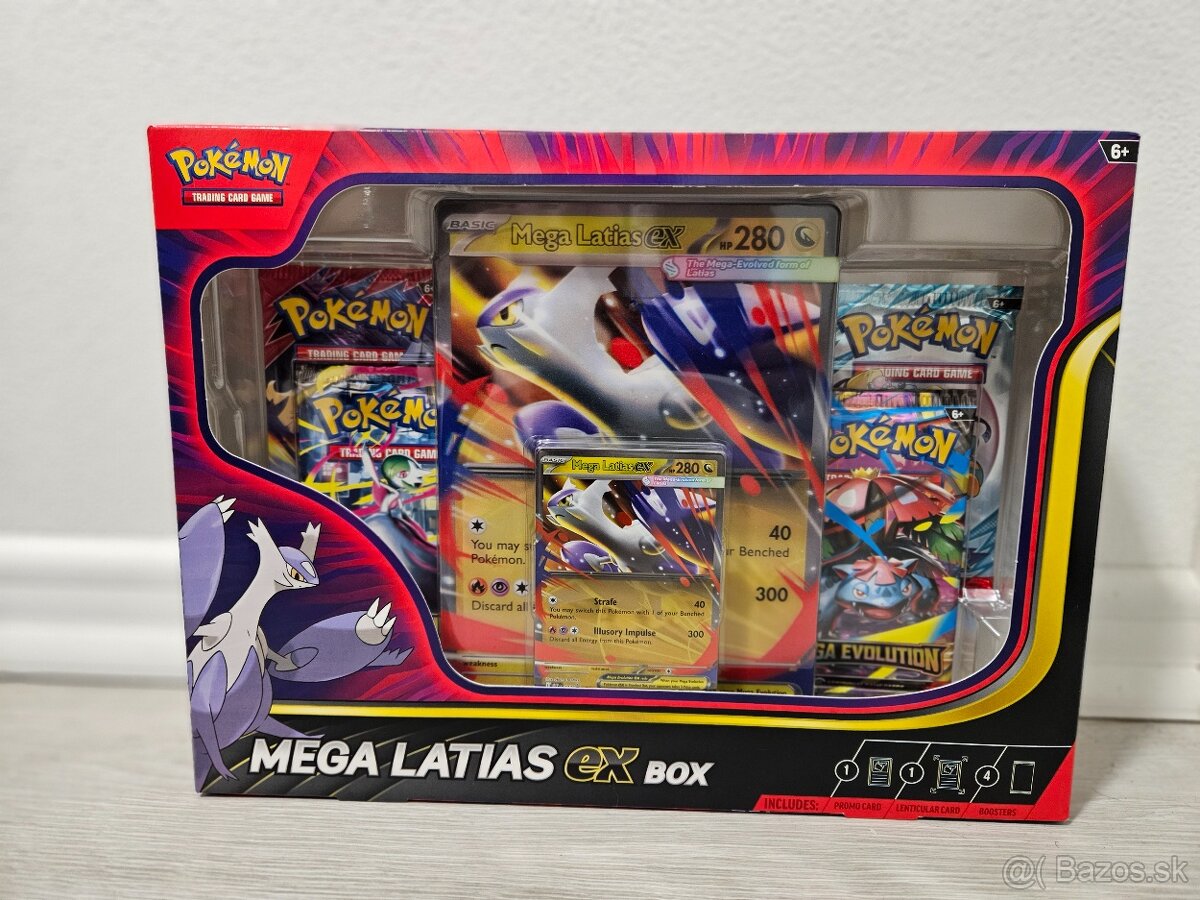 Pokemon mega latias ex box