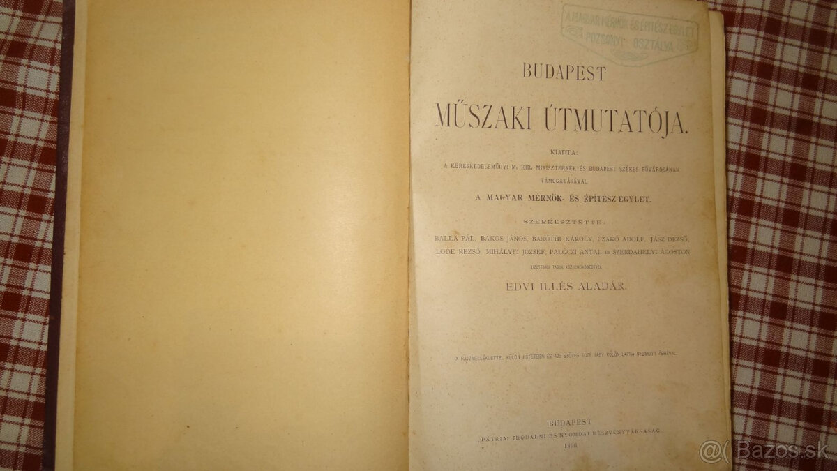 Predám 2ks staré -maďarské knihy-odborné lexikony