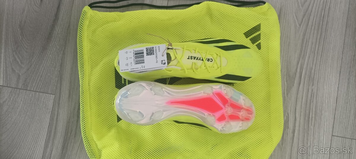 Kopačky Adidas x crazyfast +fg,veľkosť UK 9