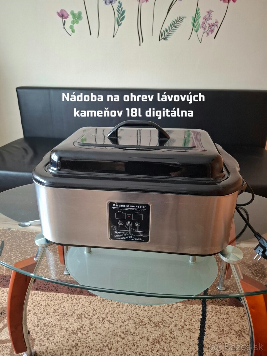 Nádoba na ohrev lávových kameňov 18l digitálna