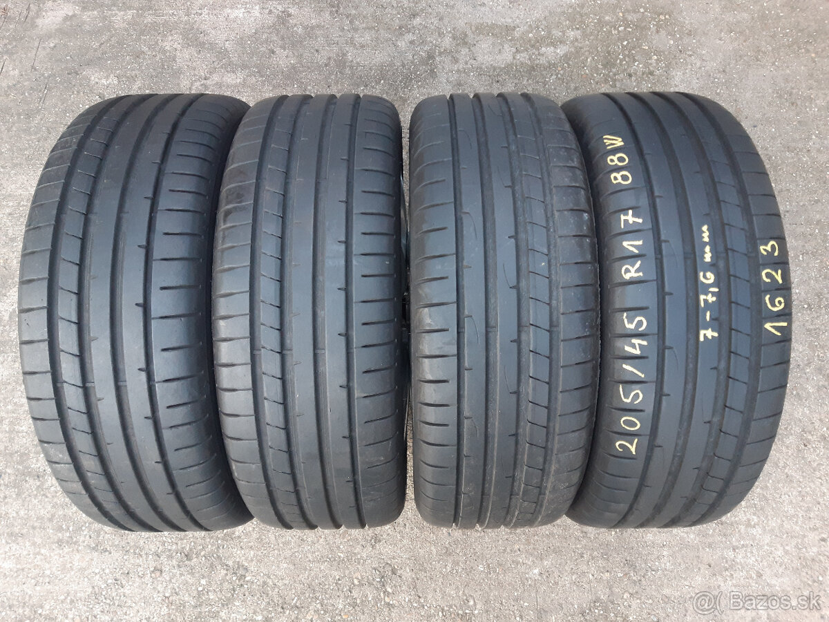 205/45 R17 -letné Dunlop
