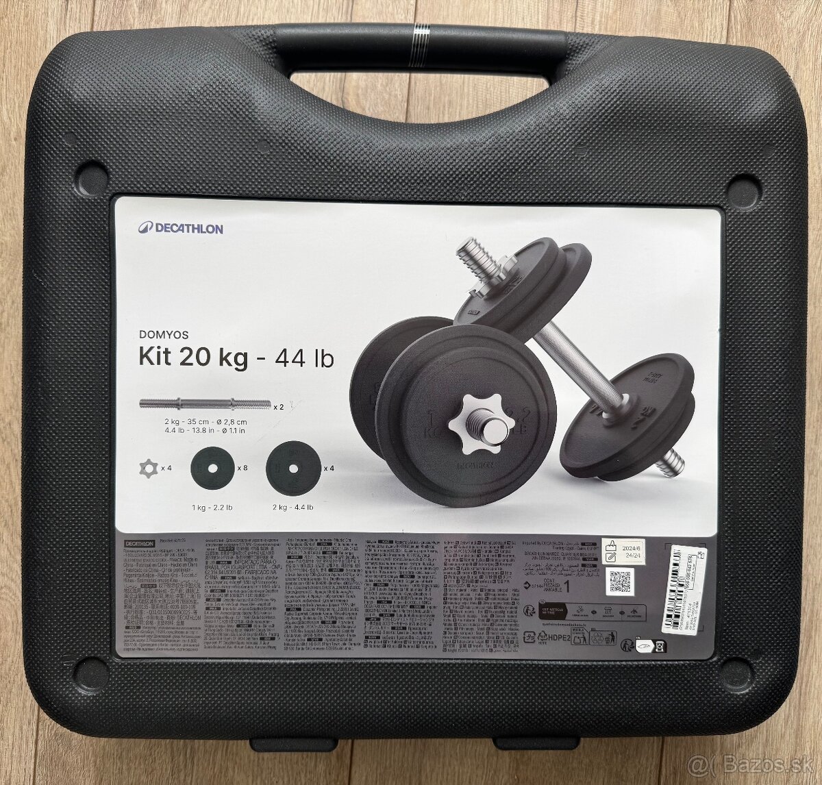 Súprava posilňovacích činiek 20 kg