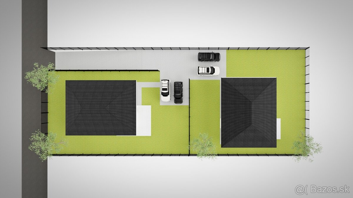 Stavebné pozemky 626m2 so stavebným povolením