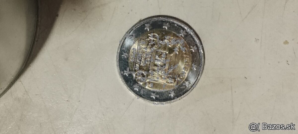 Ako nova pamatna minca 2euro Slovensko Vieden 2023
