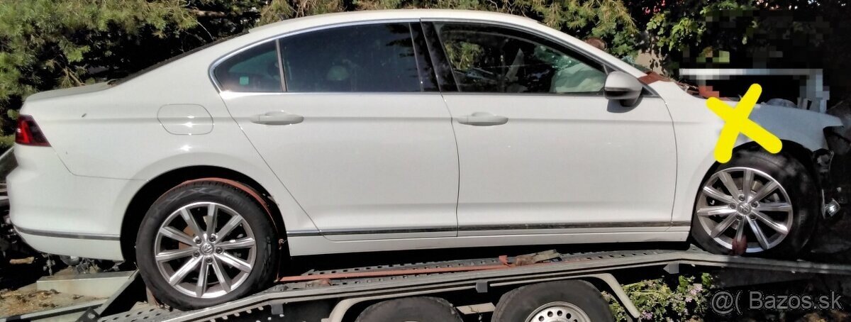 Volkswagen Passat B8 2.0 TDi 2017 predám DVERE, ZADNÉ SVETLA