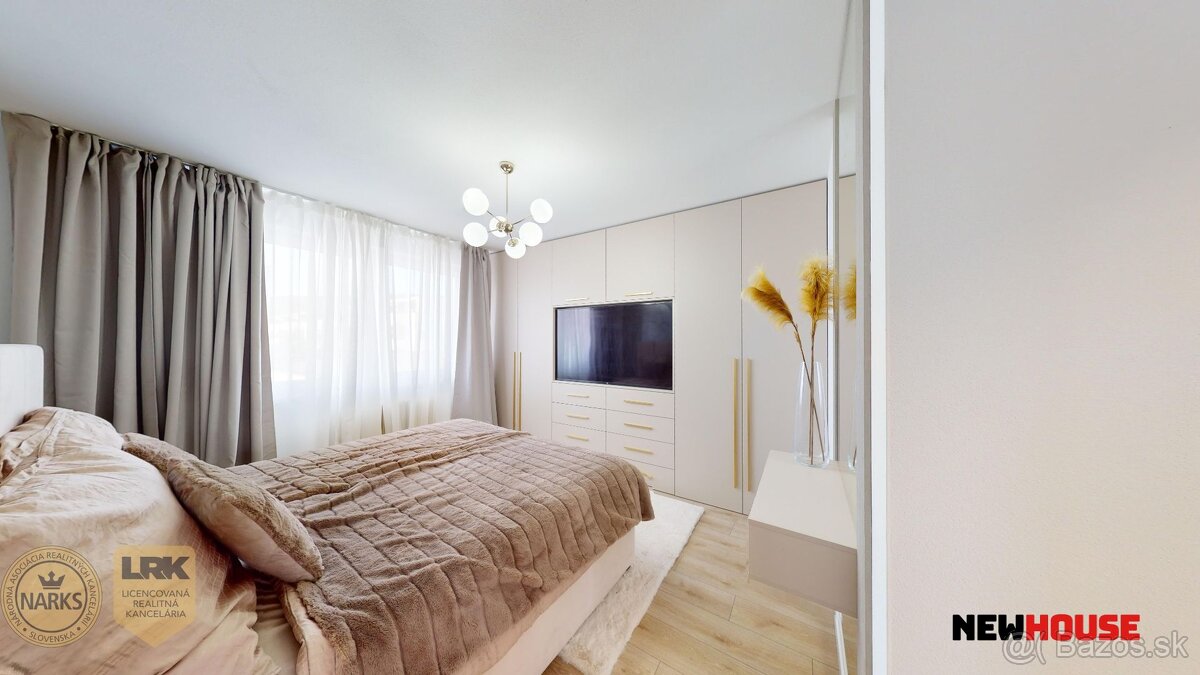 Na predaj nadštandardný 3 izbový byt s parkovacím státím v u