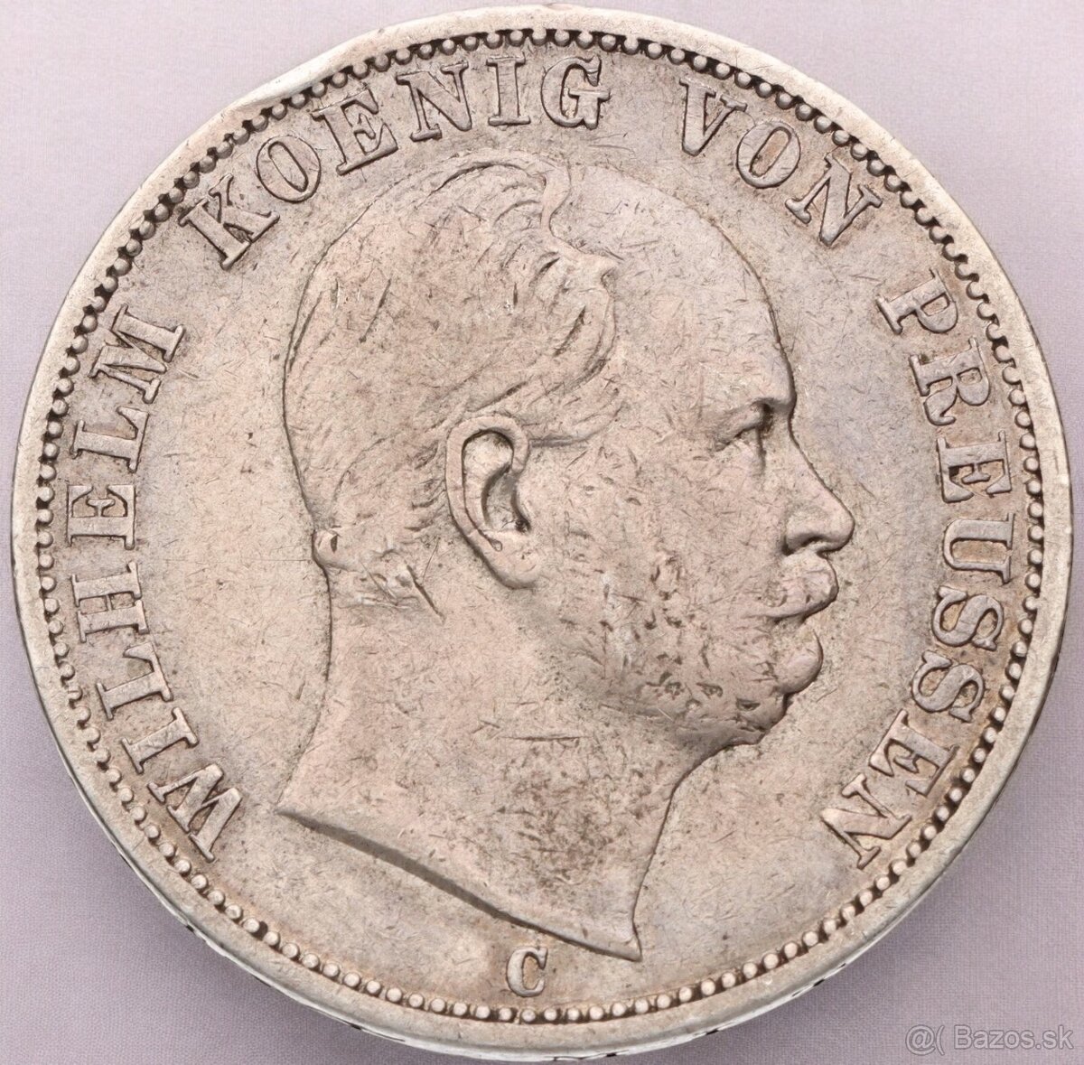 Spolkový tolar 1867 C – Wilhelm I. – Prusko