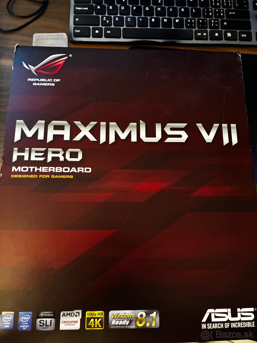 asus maximus hero 7 + i7 4790 a chladic + 32GB DDR3