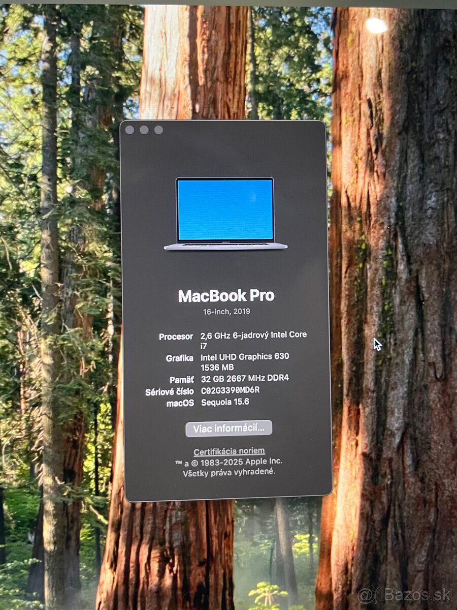 Apple Macbook pro 2019 16”