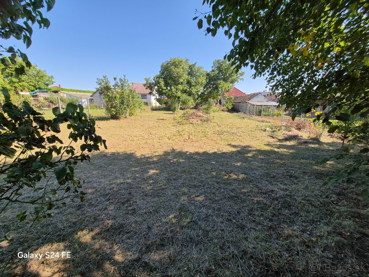 Pozemok s novou el. prípojkou a studňou neďaleko Štúrova.