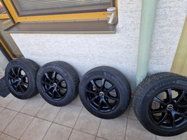 R15 Michelin alpin 6 195/65 91T,Borbet LV black disky