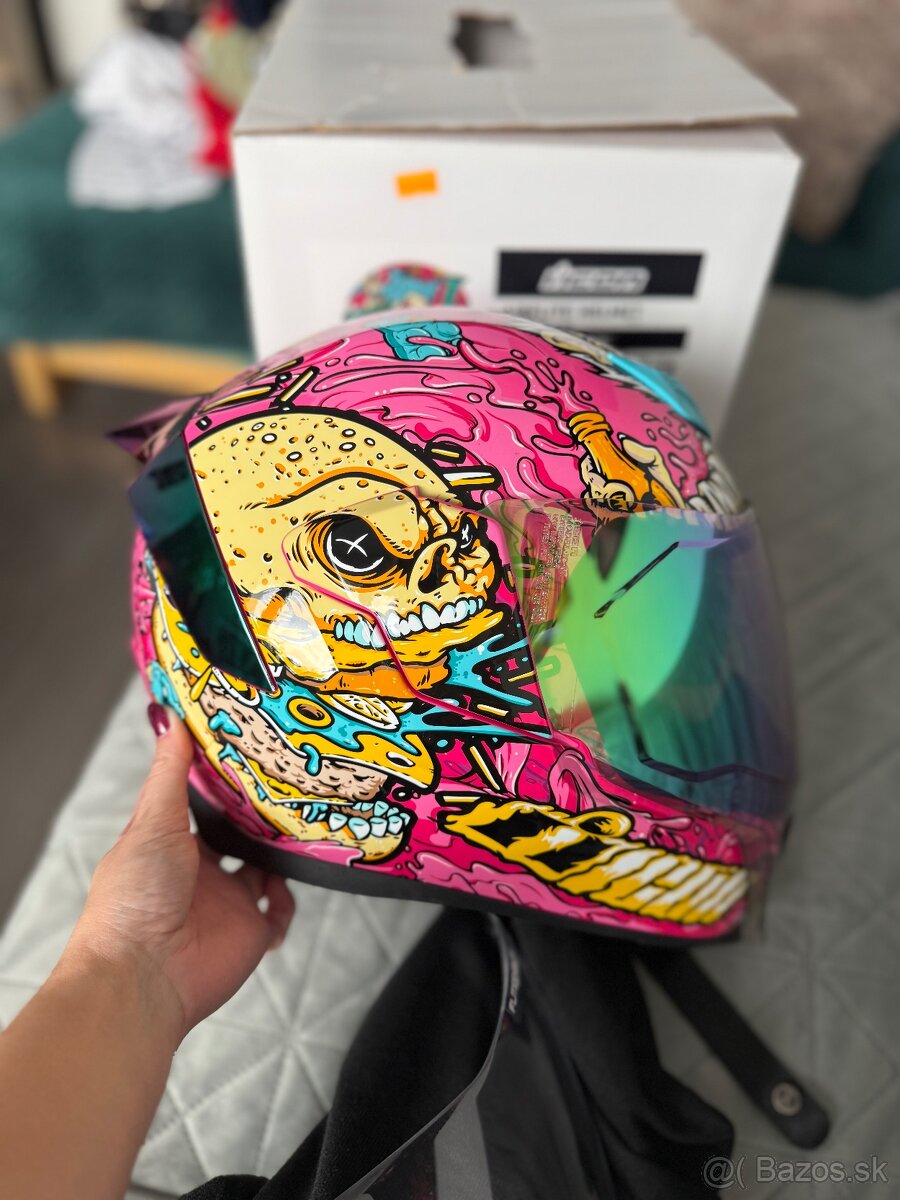ICON airflite helmet pink