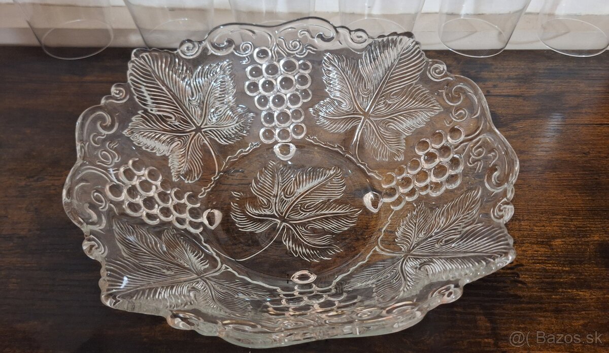 Sklenená misa na ovocie 27cm