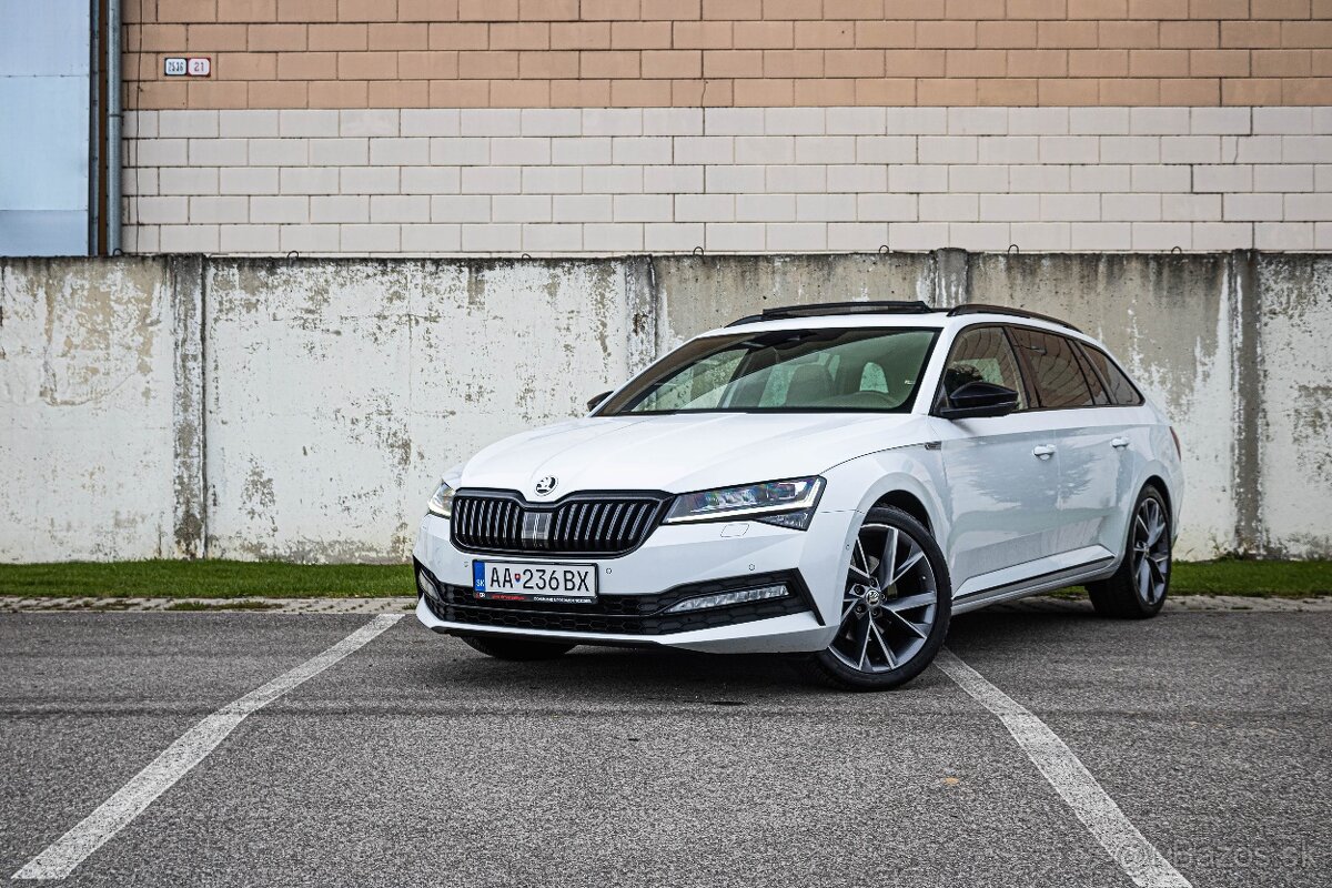 Škoda Superb Combi 2.0 TDI SCR Sportline 4x4 DSG White
