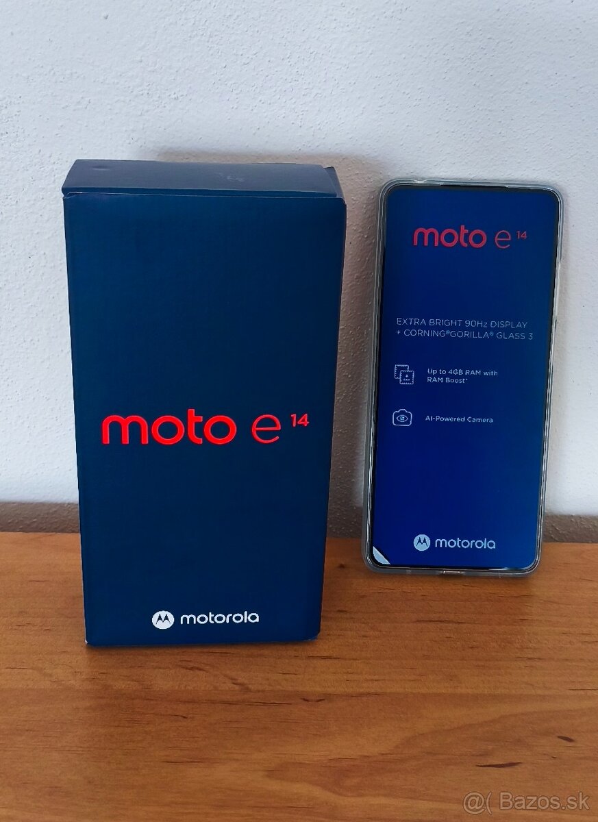 Motorola E14; 6,56“ IPS HD+ LCD; 64GB; Android 14, NOVÝ