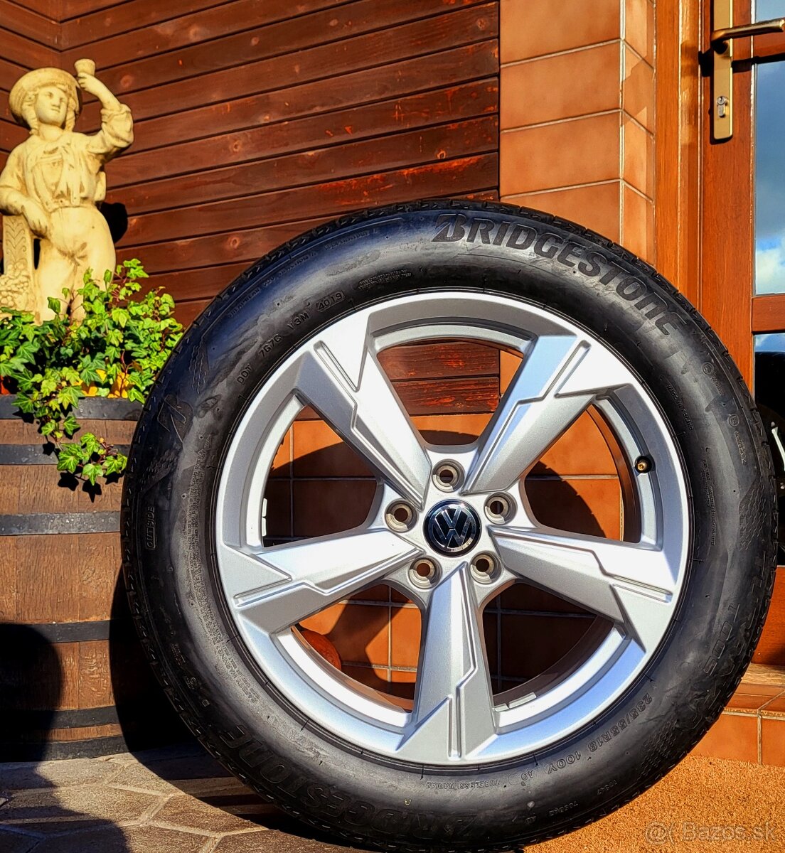 alu R18 5x112 orig. Audi, pneu 235/55,  / + Seat, Škoda, VW