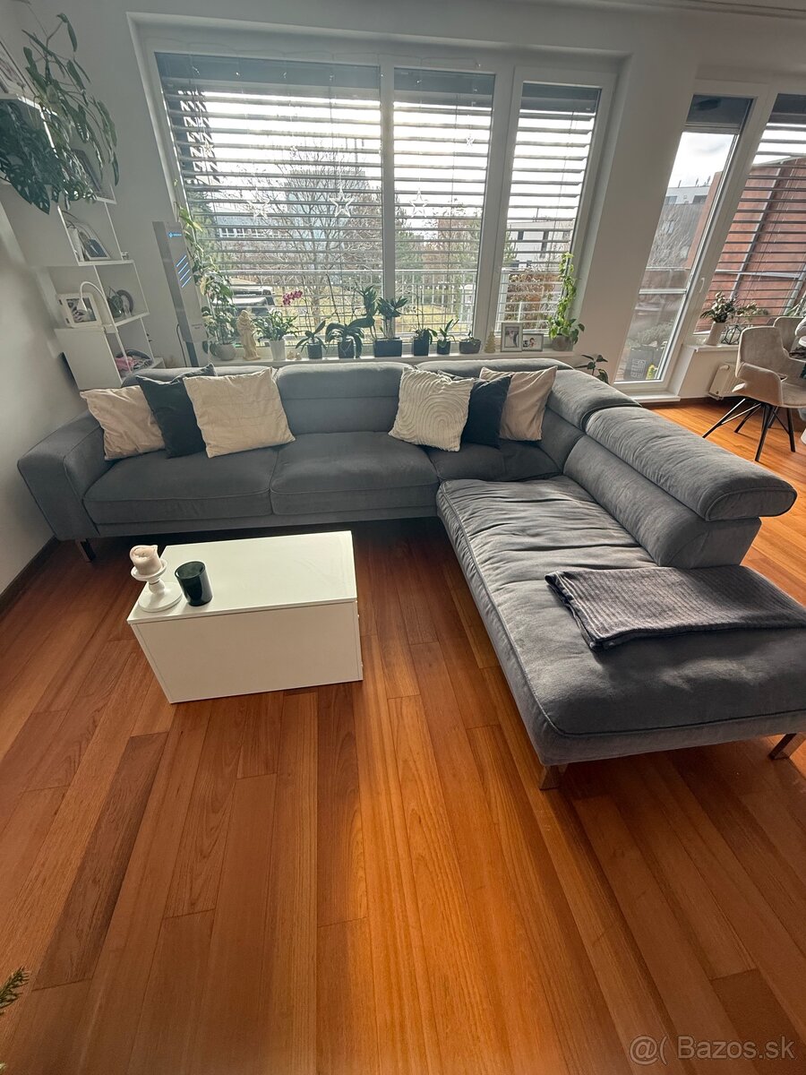 Sedačka ALPLES antracytová