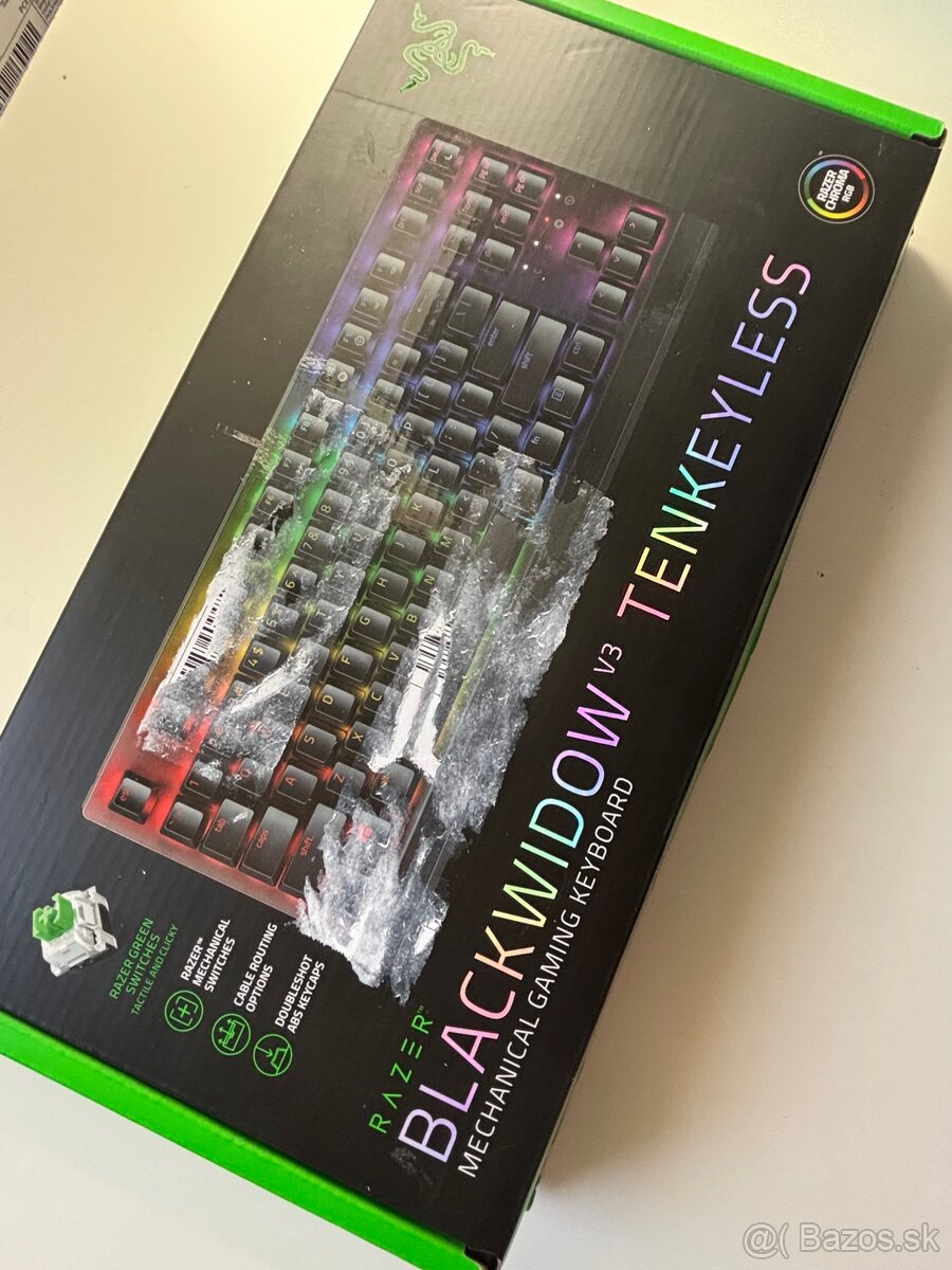 Razer Blackwidow V3 Tenkeyless, herná klávesnica