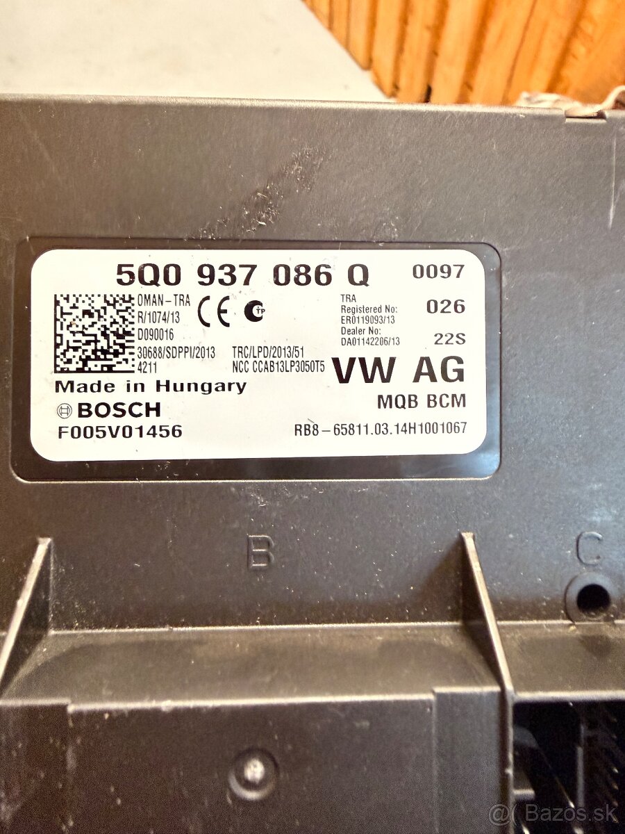 Predám BCM jednotku 5Q0 937 086 Q