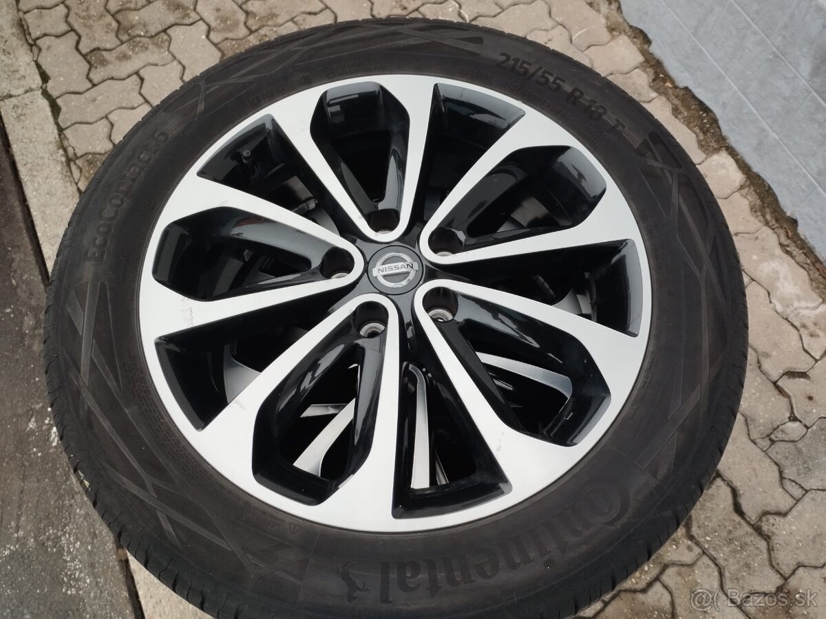 215/55R18 Continental letne Nissan Xtrail