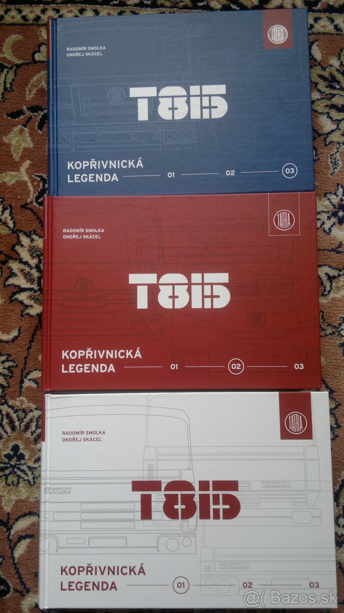 kniha s modelom tatra 815