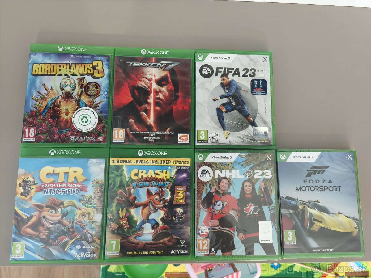 Predám hry na Xbox One a Series X