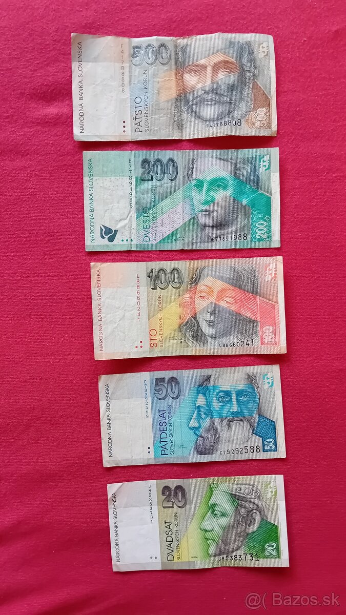 Sada Slovenske bankovky