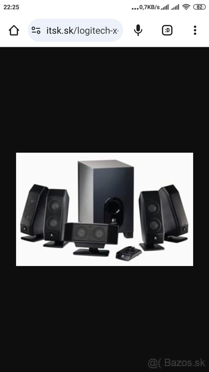 Používané funkcne Repro zn.logitech x540 subw 70w zostava5+1