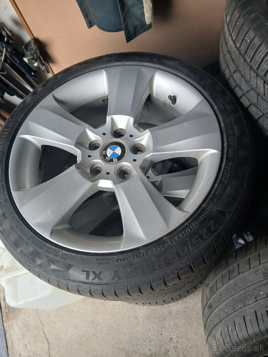 Al. disky s pneumatikami BMW 5x120 R18