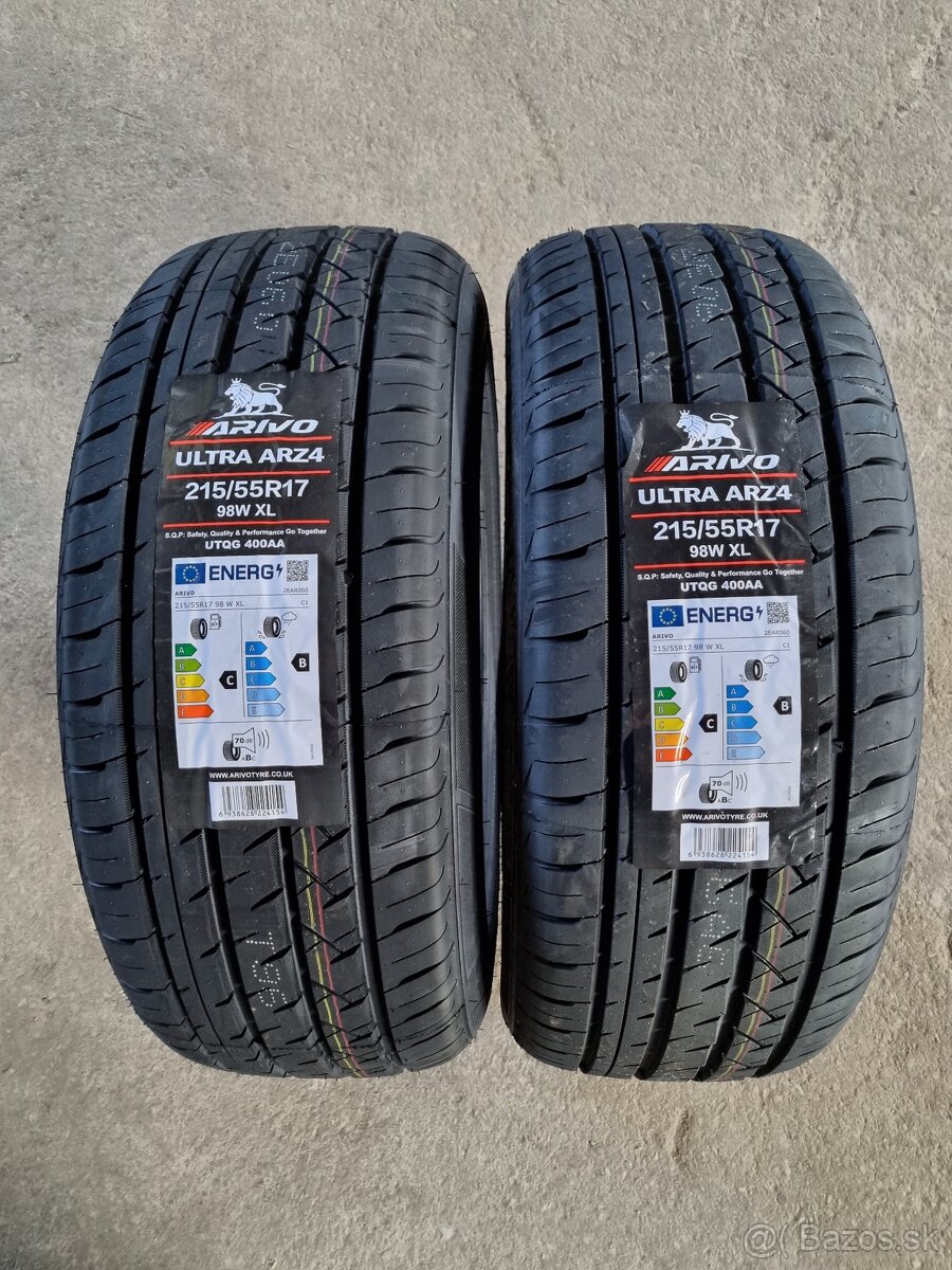 2ks 215/55R17 letné